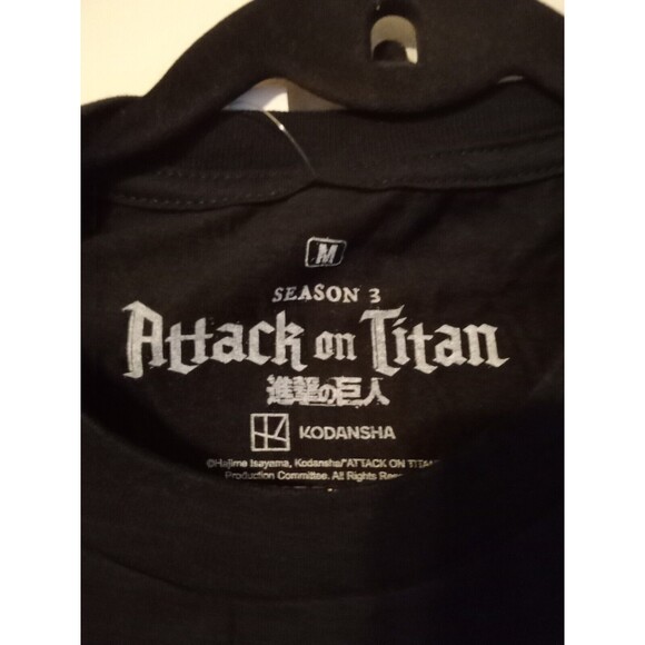 Attack On Titan Captain Levi Men's Medium Black T-shirt - Picture 5 of 9
